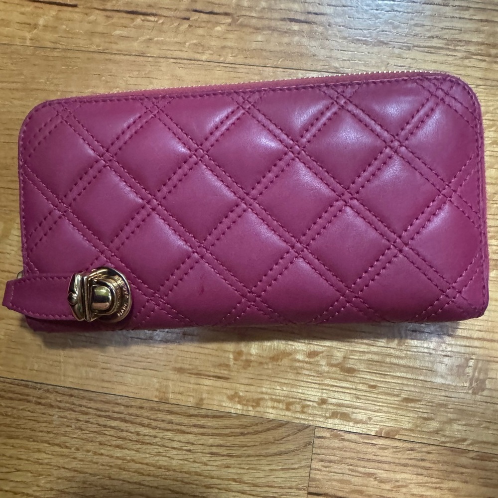 Marc Jacobs Quilted Pink Wallet